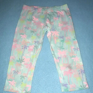 ARIZONA Jean Co. Palm tree print leggings size M or 10/12